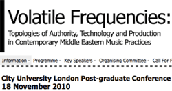 Volatile Frequencies Conference